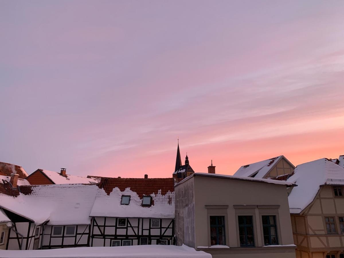 Ferienwohnungen An Der Blasiikirche Quedlinburg Esterno foto