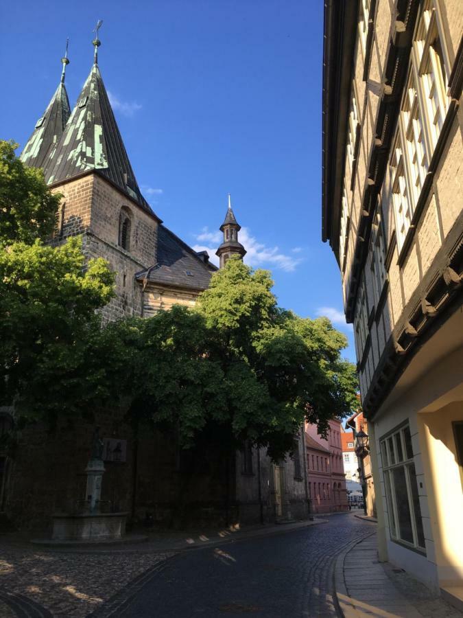 Ferienwohnungen An Der Blasiikirche Quedlinburg Esterno foto